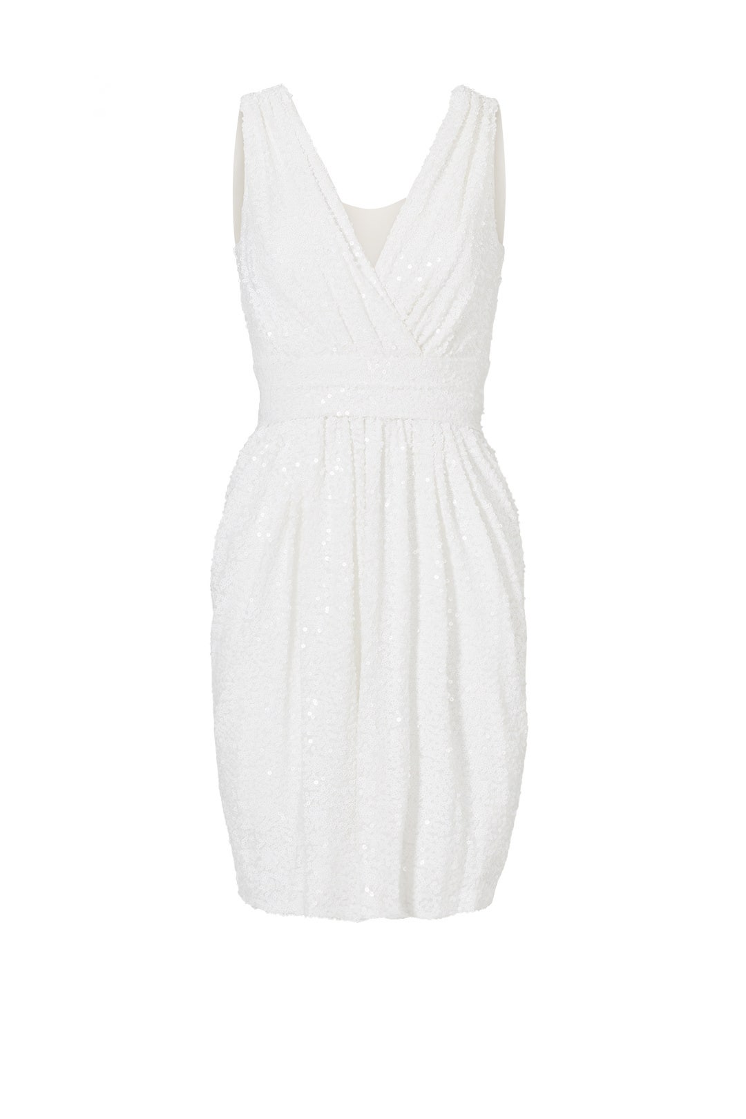 White Fifth Avenue Showstopper Dress by Badgley Mischka 3