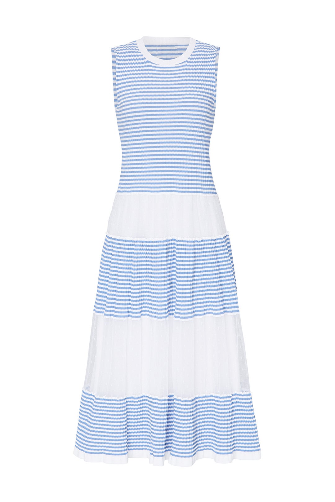 Blue Stripe Panel Maxi by RED Valentino 3