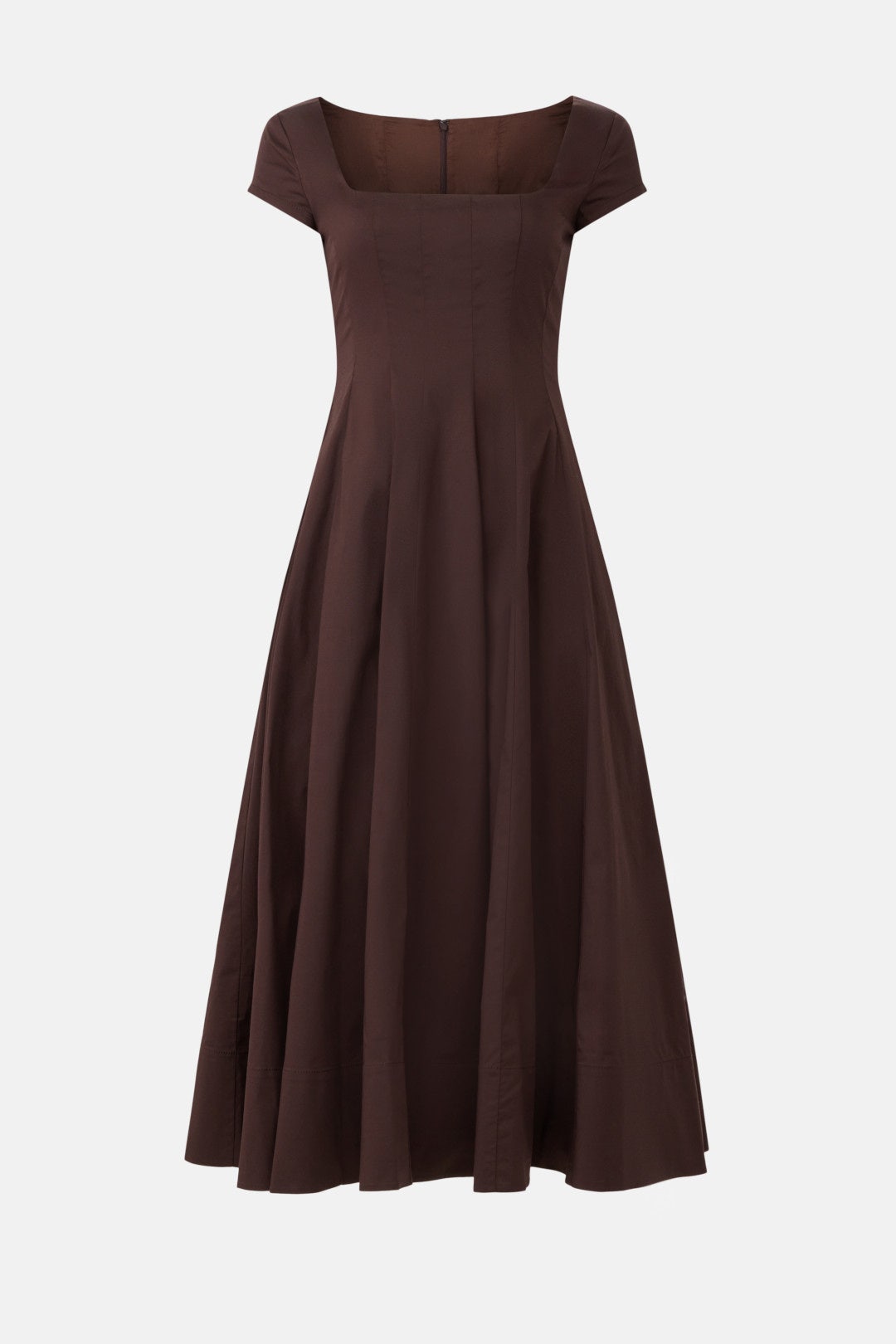 Short Sleeve Wells Dress Earth by Staud 4