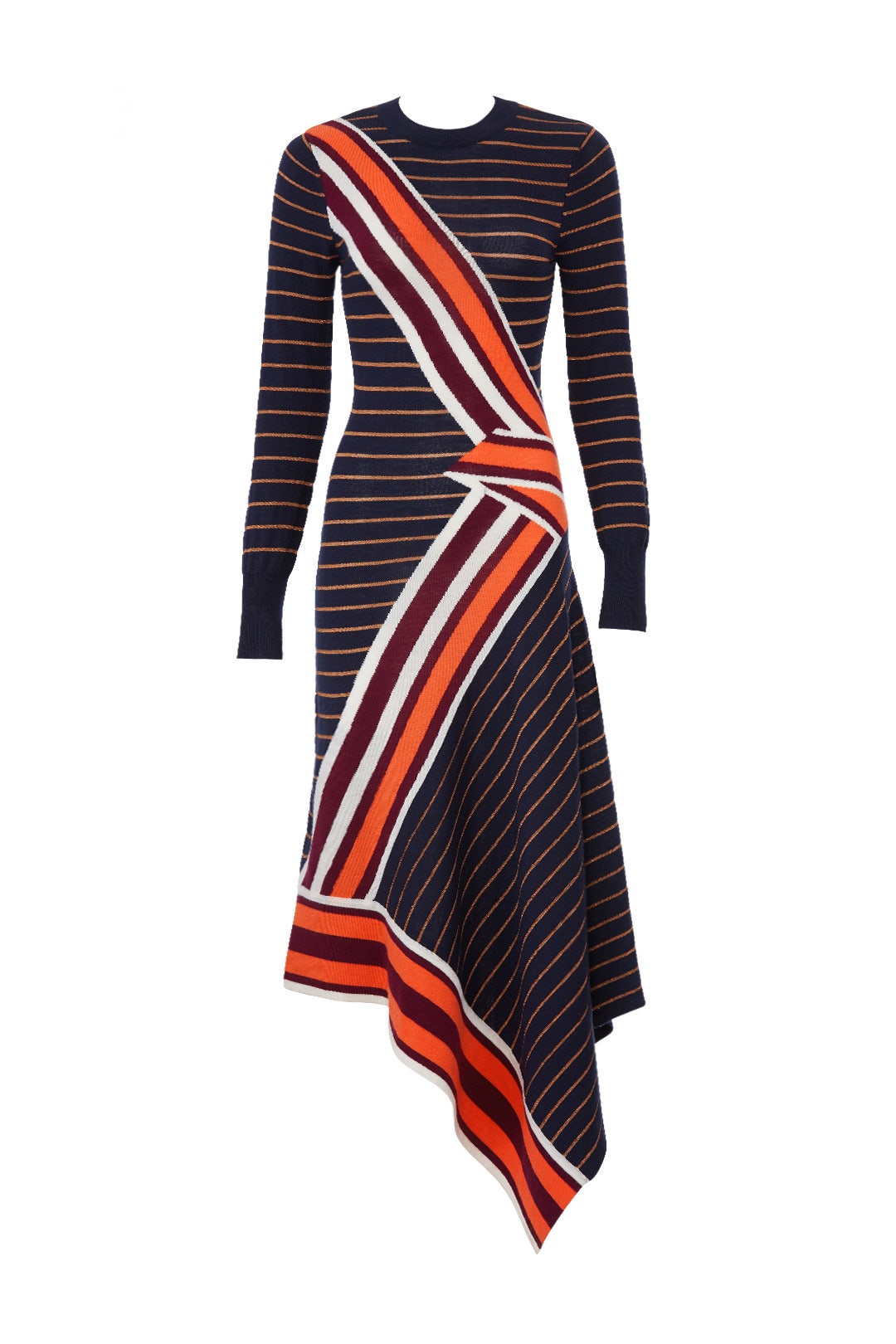 Petrol Mix Knit Dress by Temperley London