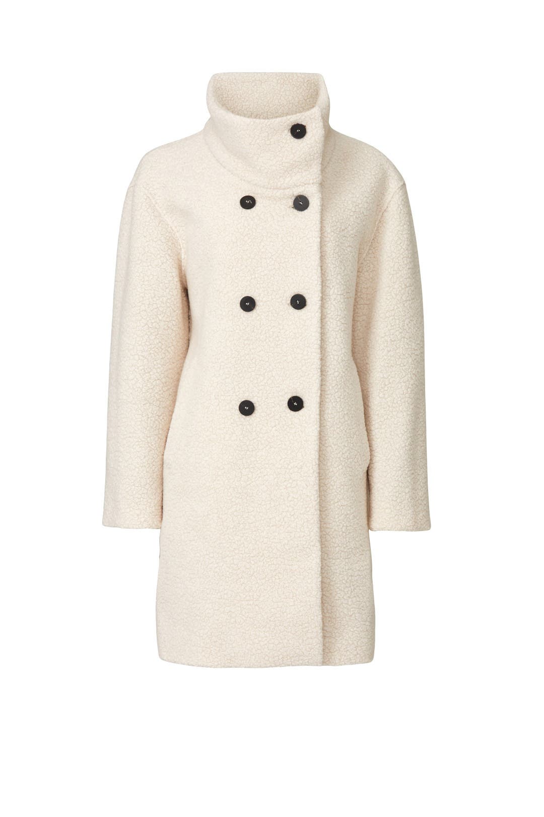 【関税込み】Harris Wharf London Boucle coat Harris Wharf London Bouclé Coat | Brown | FARFETCH BN