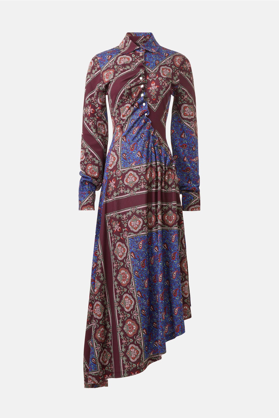 Long Sleeve Asymmetrical Skirt Dress by Rabanne 4