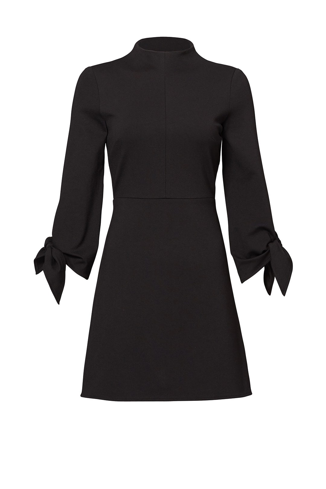 Black Bond Tie Sleeve Dress by Tibi 3
