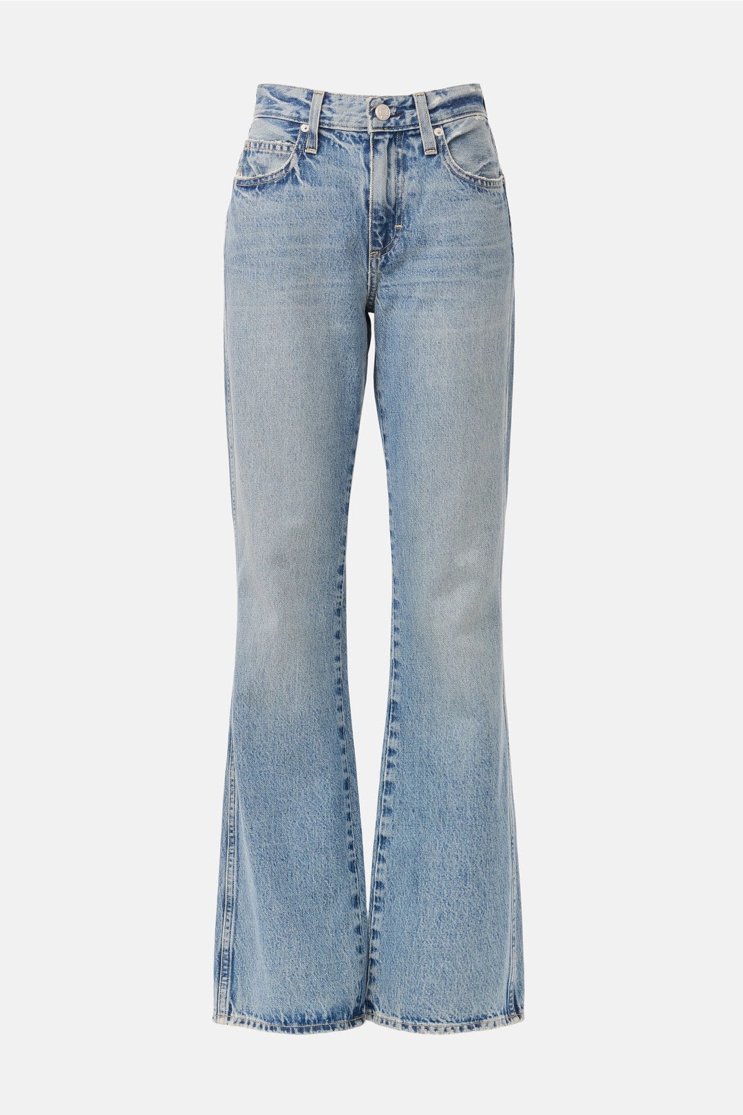 Marcenia Light Rise Flare Jeans by AMO 4