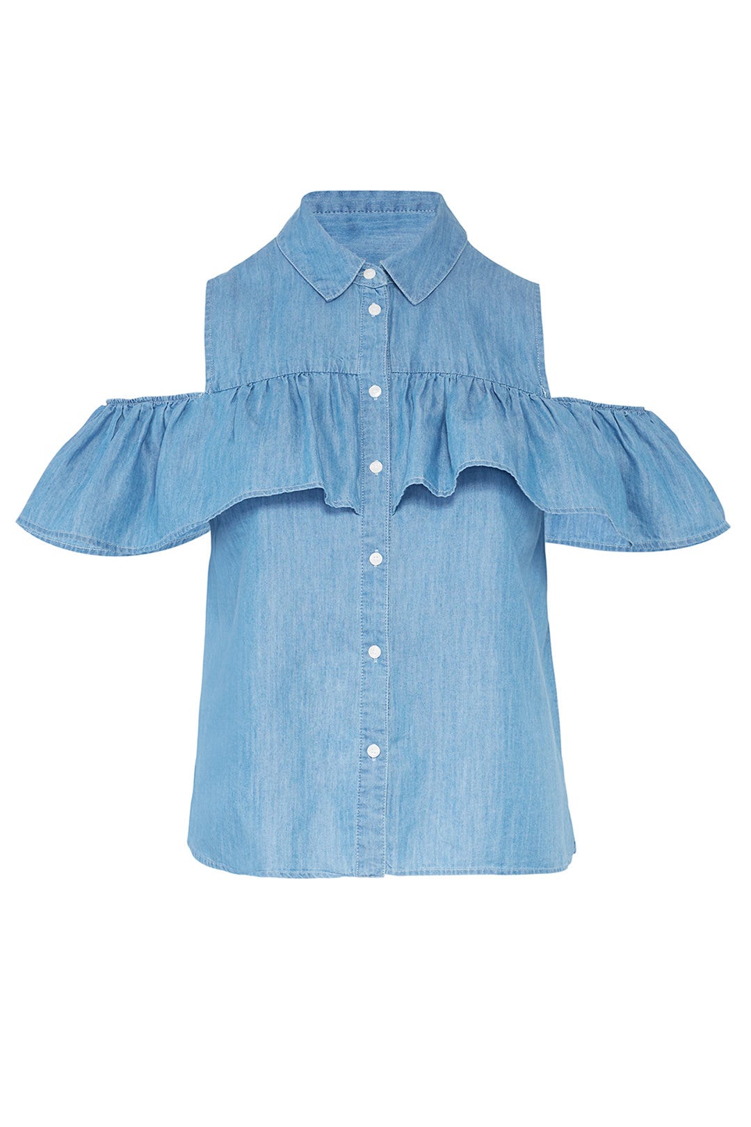 Cold Shoulder Button Down by Draper James X ELOQUII