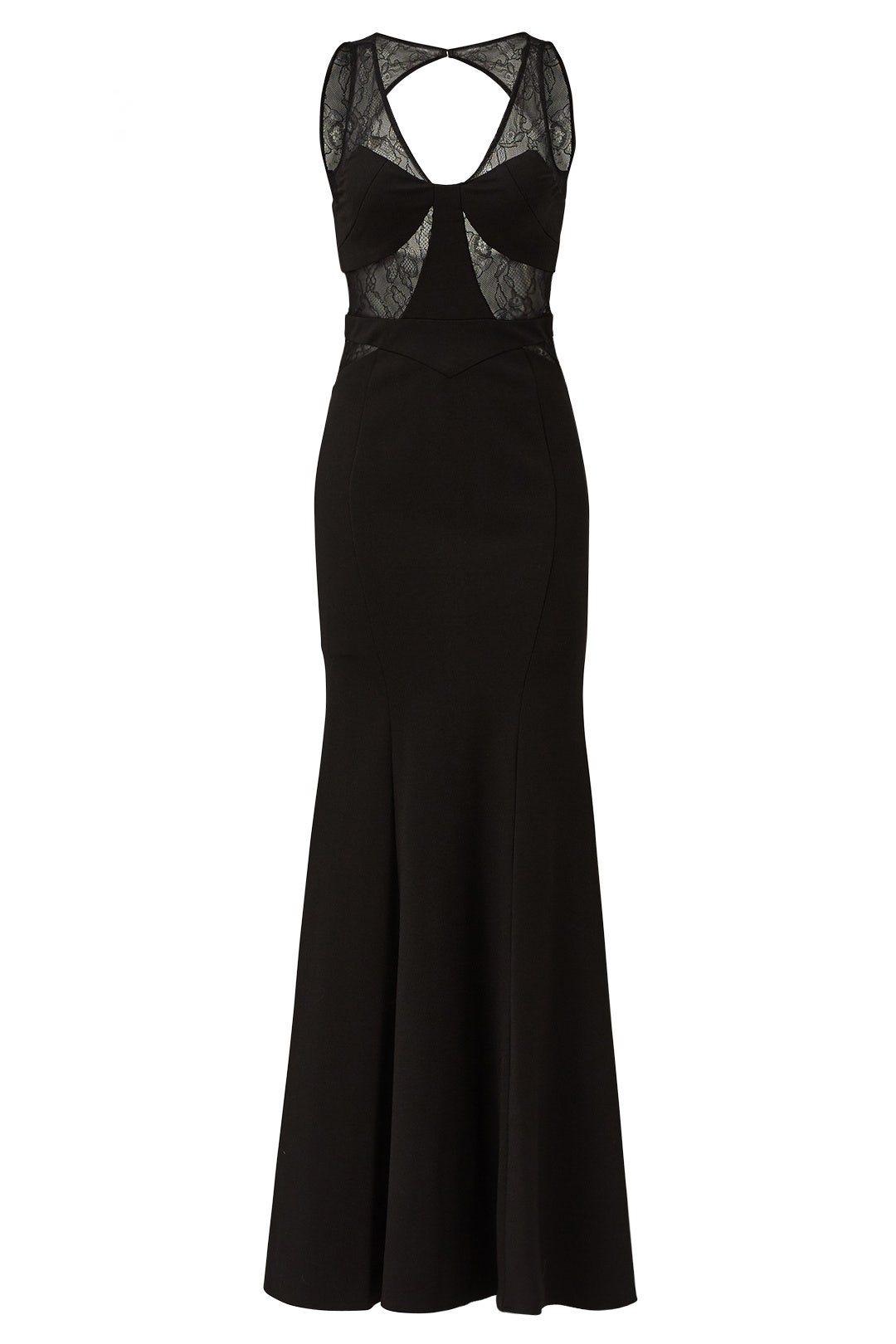 Black Lace Poise Gown by Mignon 3