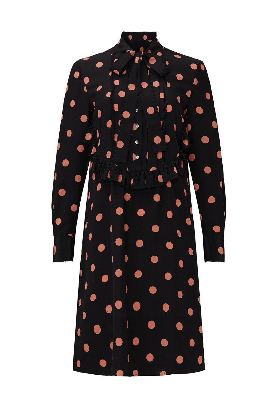 Printed Ruffle Bow Dress by Tory Burch
