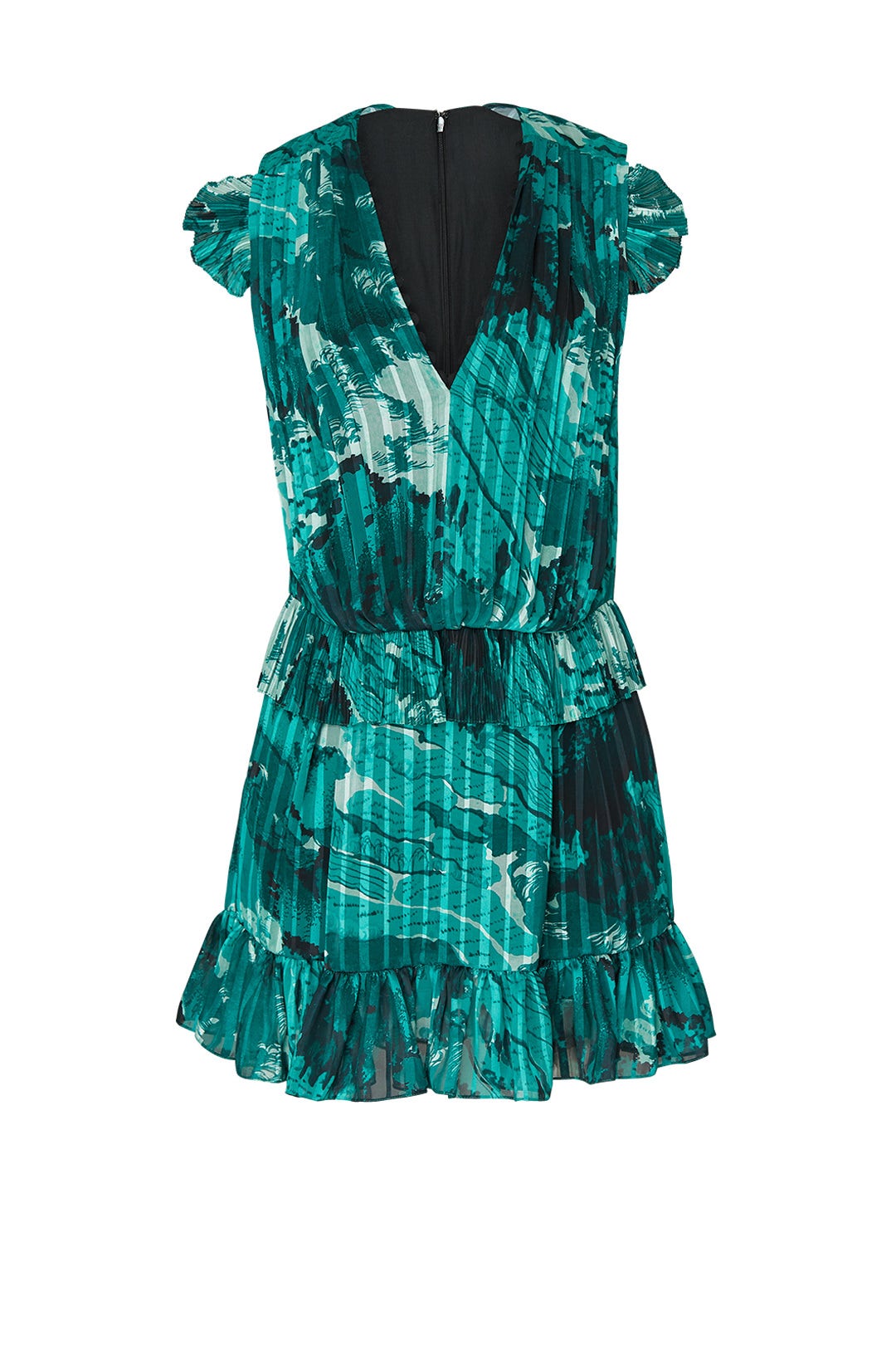 Mixed Ruffle Dress by Victoria Victoria Beckham