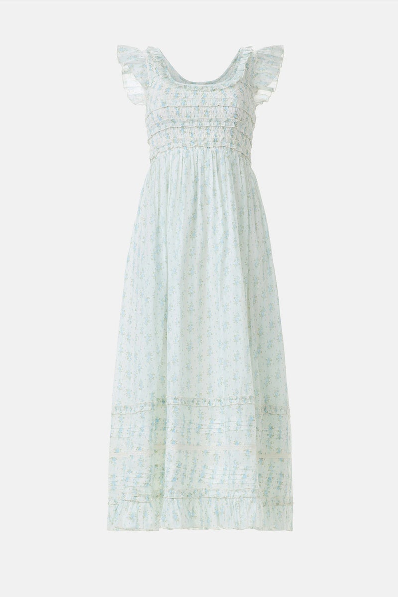 sachin and babi light blue dress Knotted Viscose Dress: Women's Designer Dresses
