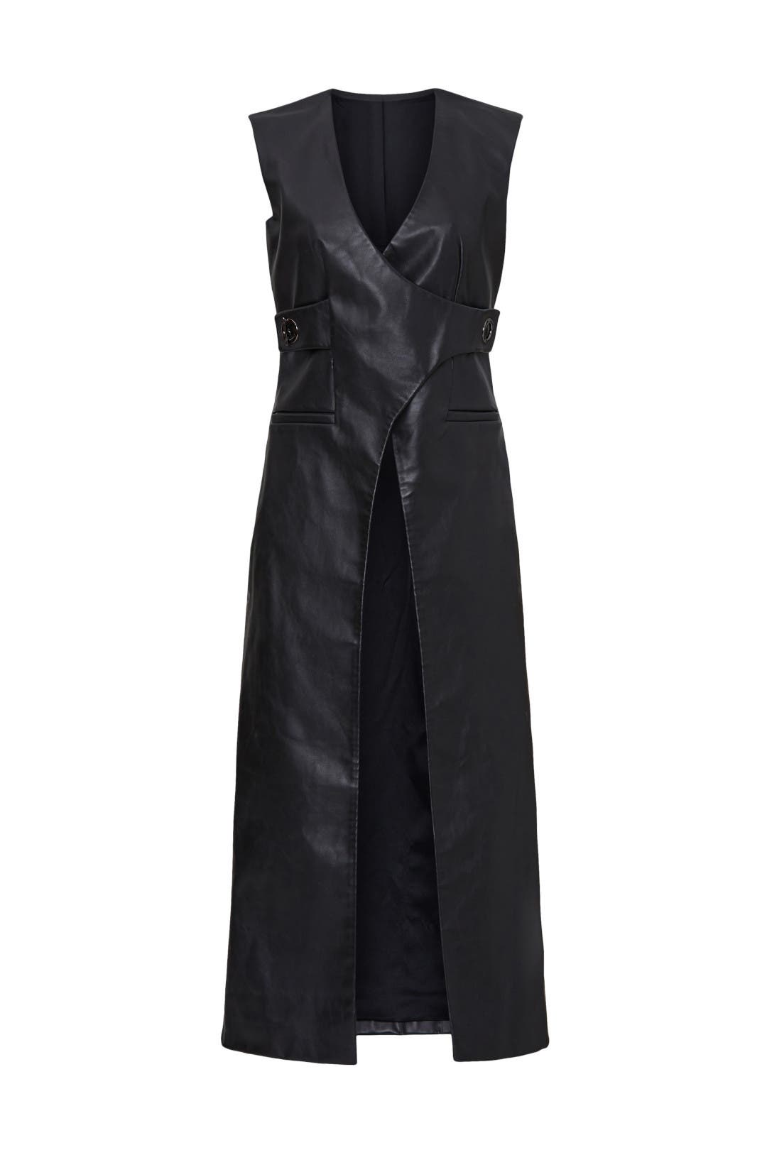 Leather Trench Vest by ALIÉTTE for 224 Rent the Runway