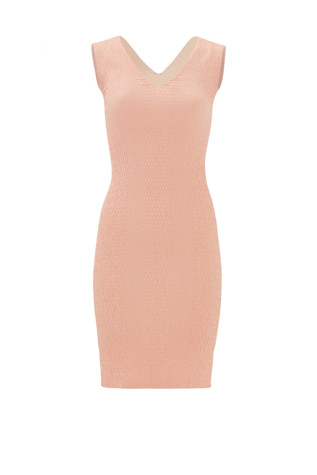 Coral Sun Skies Sheath by Christian Siriano