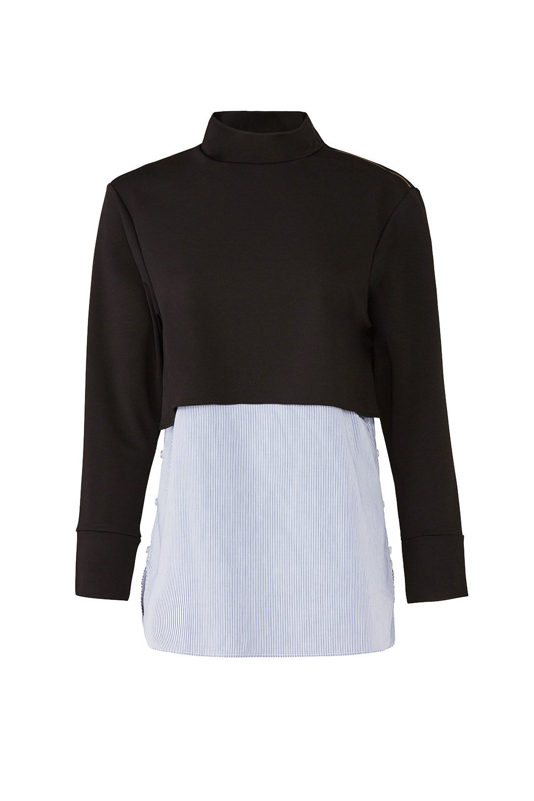 Blue Titus Combo Top by DREW