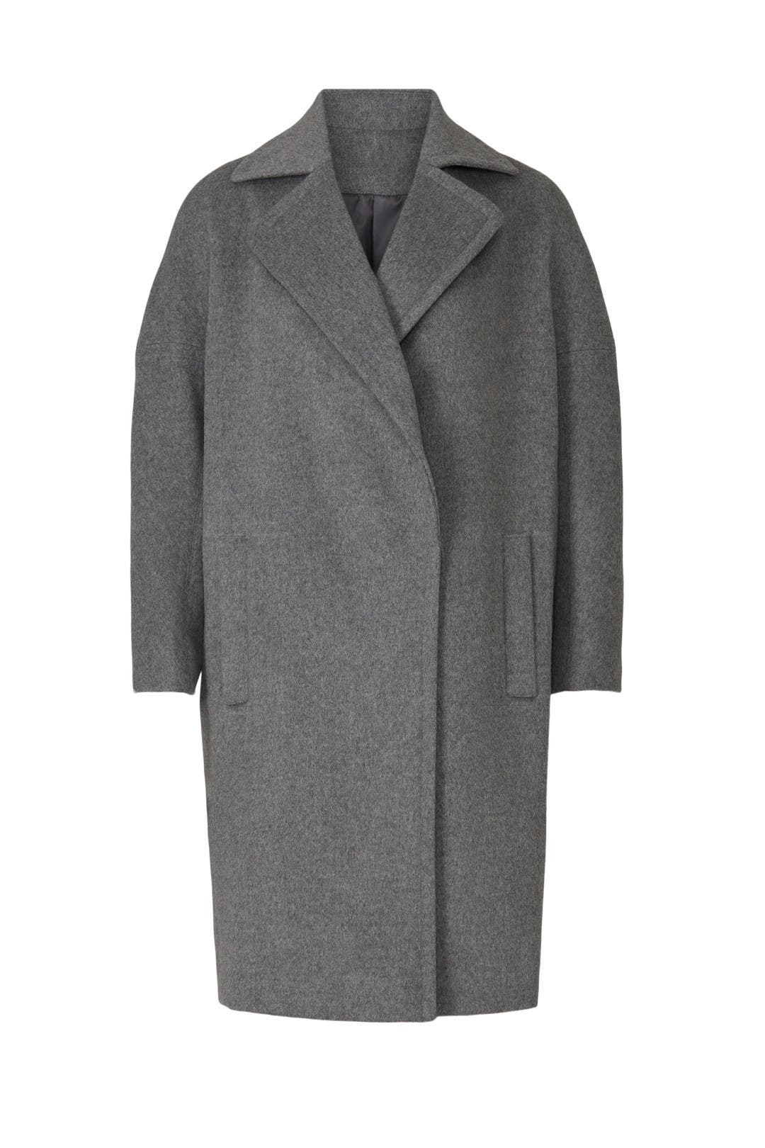 Grey Cocoon Coat by KF/KaufmanFranco x RTR | Rent the Runway