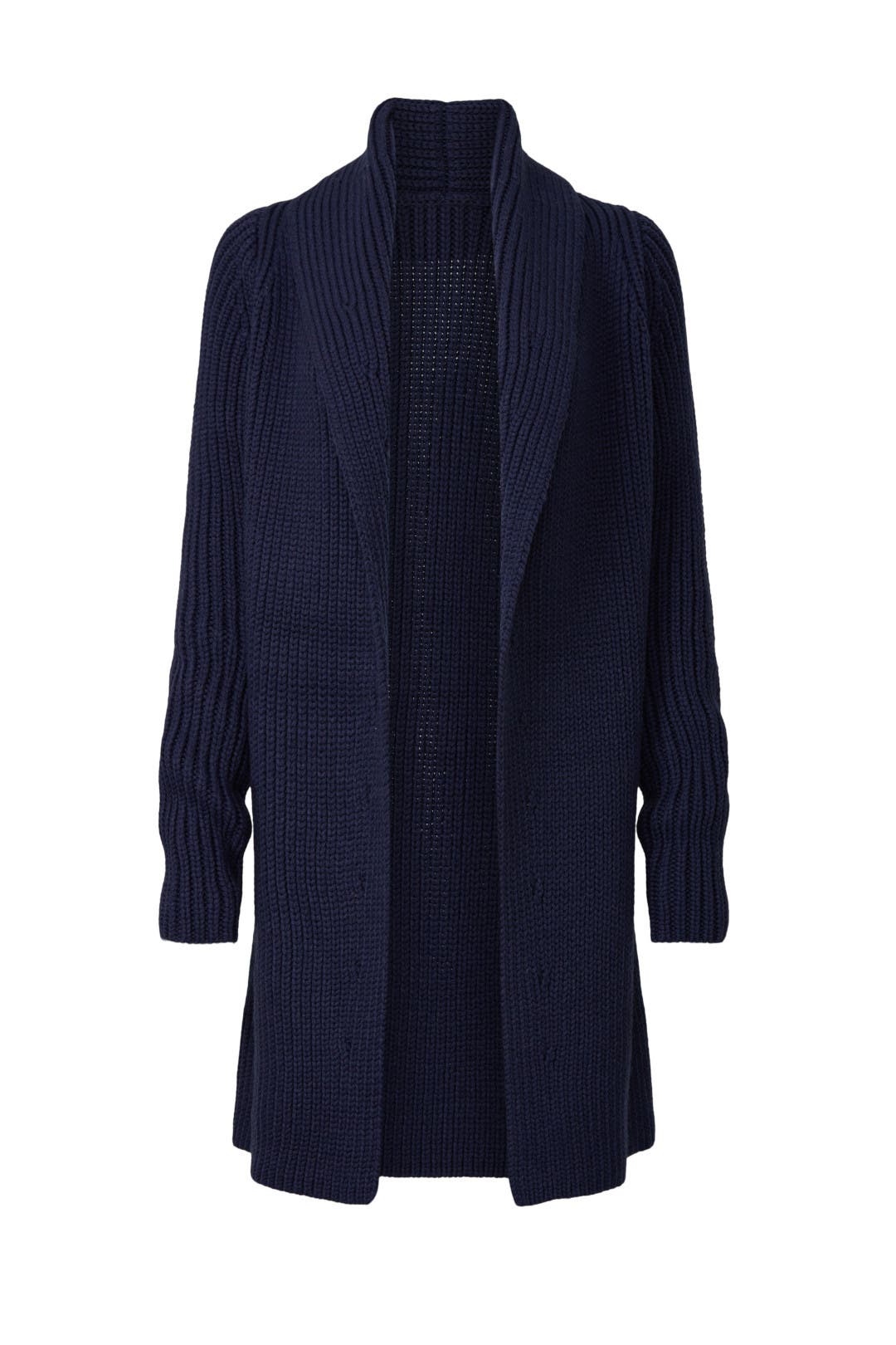 Navy Shawl Cardigan by KF/KaufmanFranco x RTR | Rent the Runway