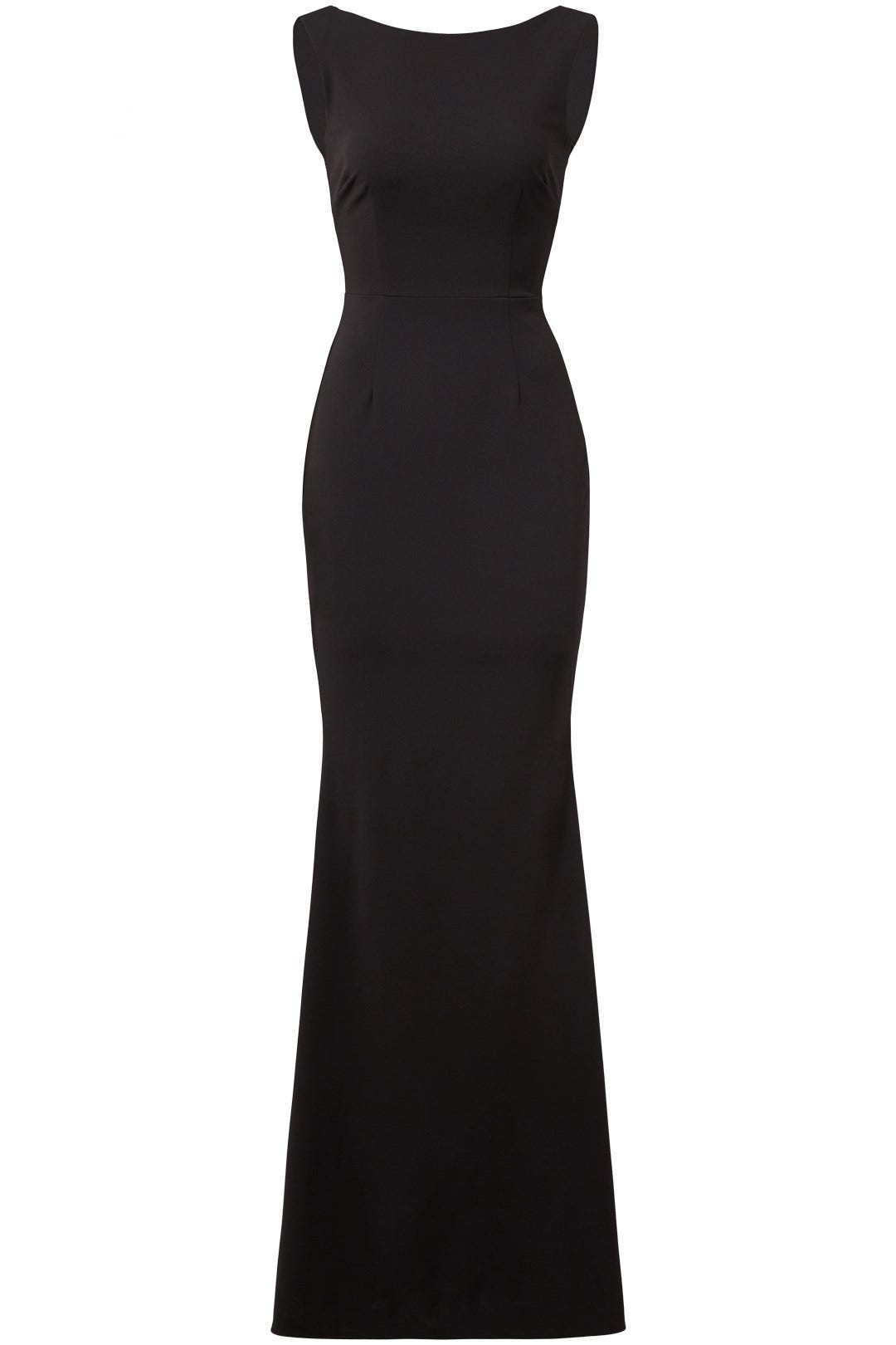 Black Cowl Back Gown by Katie May 3