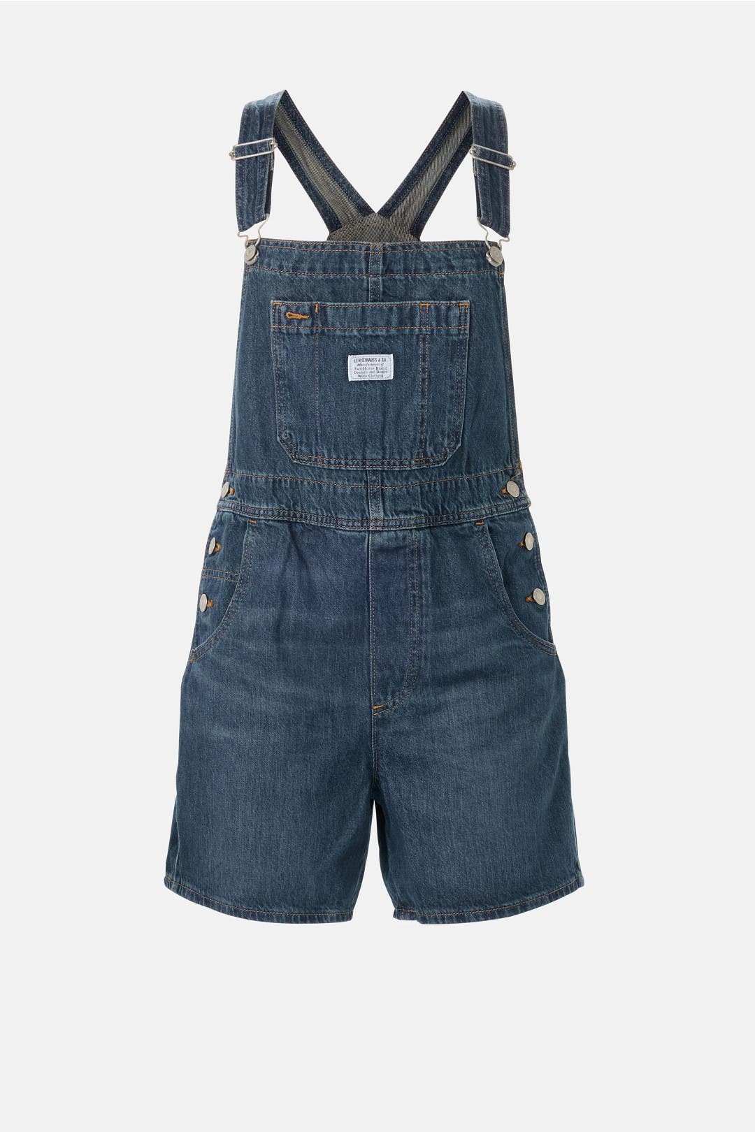 Dark Indigo Denim Overalls by Universal Standard | Rent the Runway