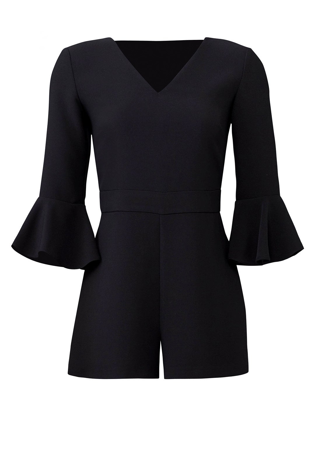 Ruffle Sleeve Romper by Sail to Sable