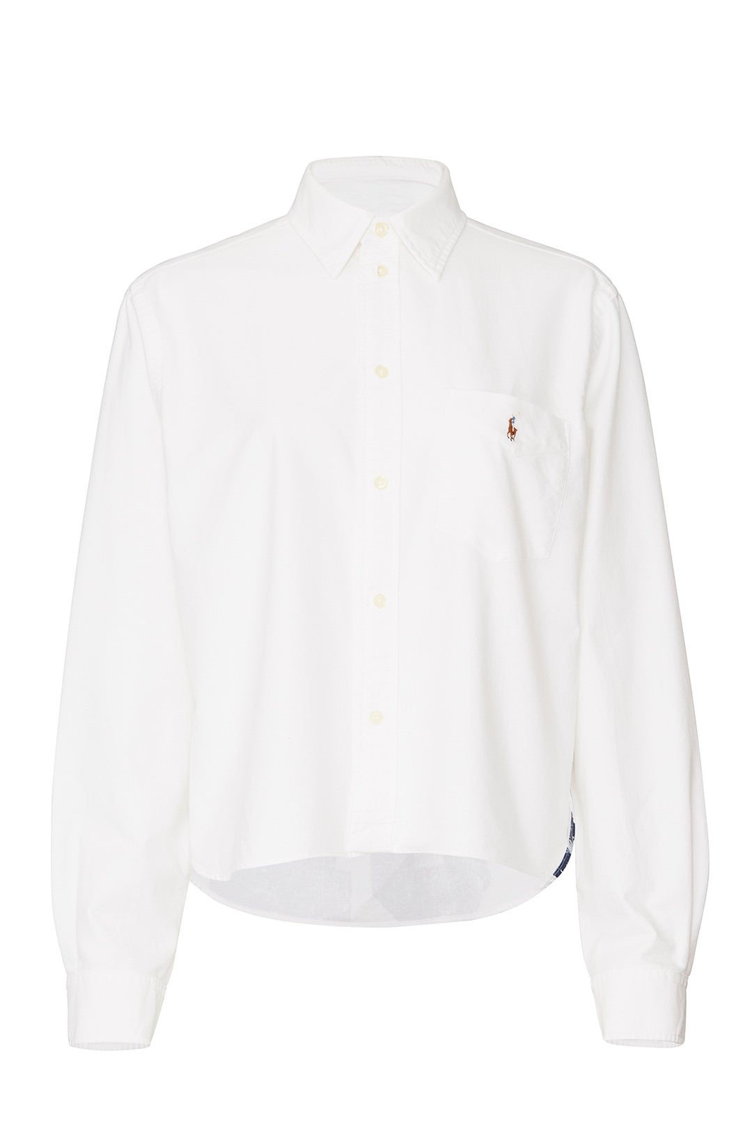 White Polo Hem Shirt by Polo Ralph Lauren