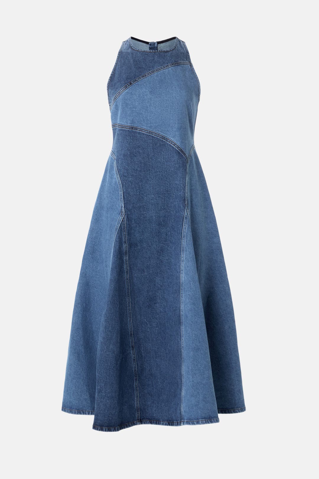 【海外限定】REISSワンピース☆Terra Front-Slit Denim Midi Dre Reiss Terra Denim Button-Through Midi Dress In Indigo