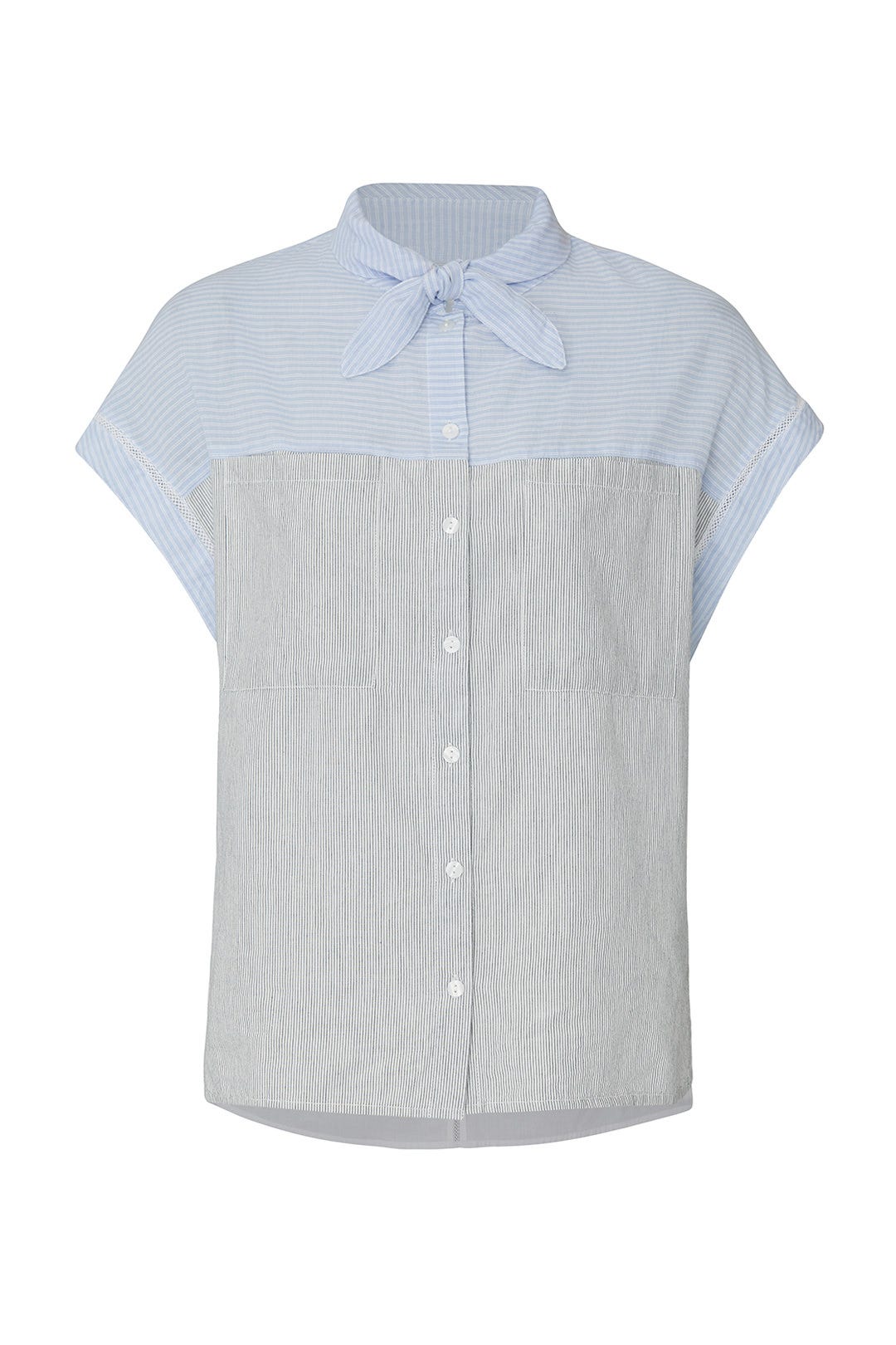 Blue Camp Top by sita murt