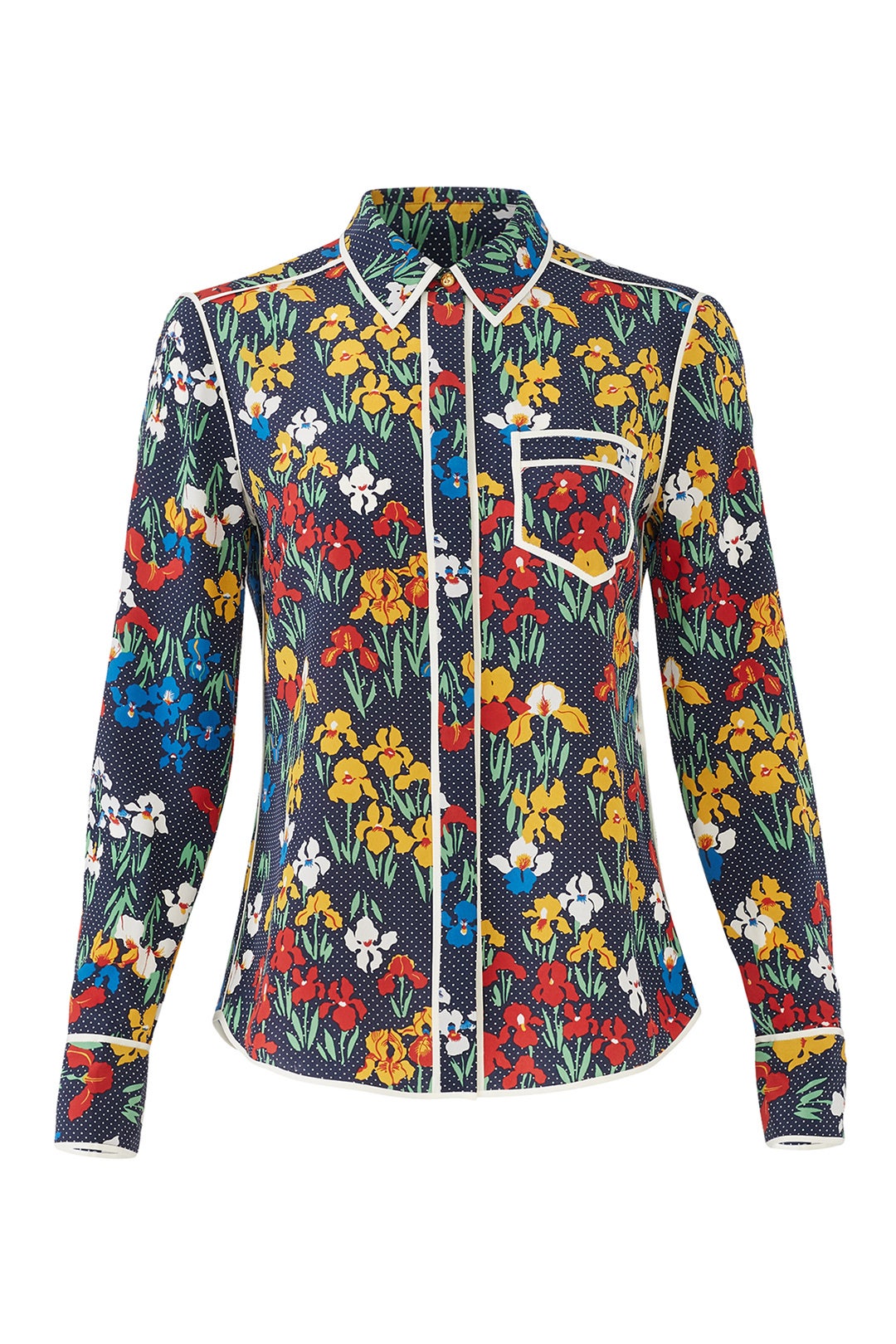 Floral Brigette Shirt by Tory Burch 3