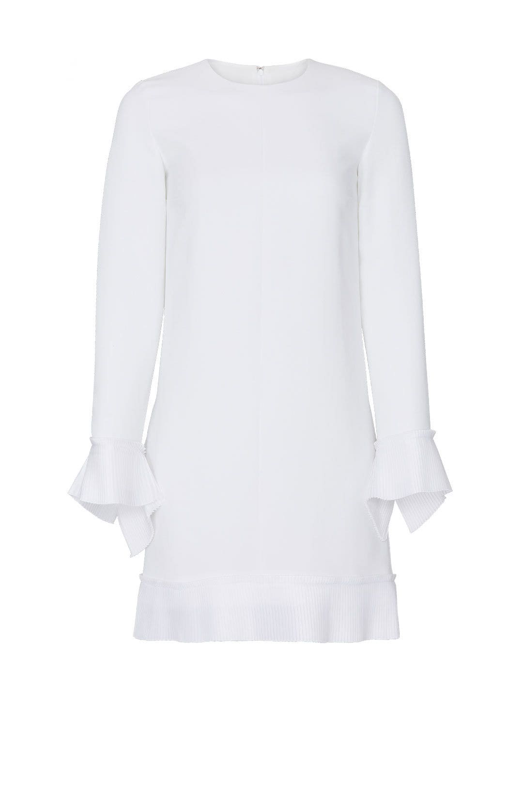 White Pleat Detail Dress by Victoria Victoria Beckham 3