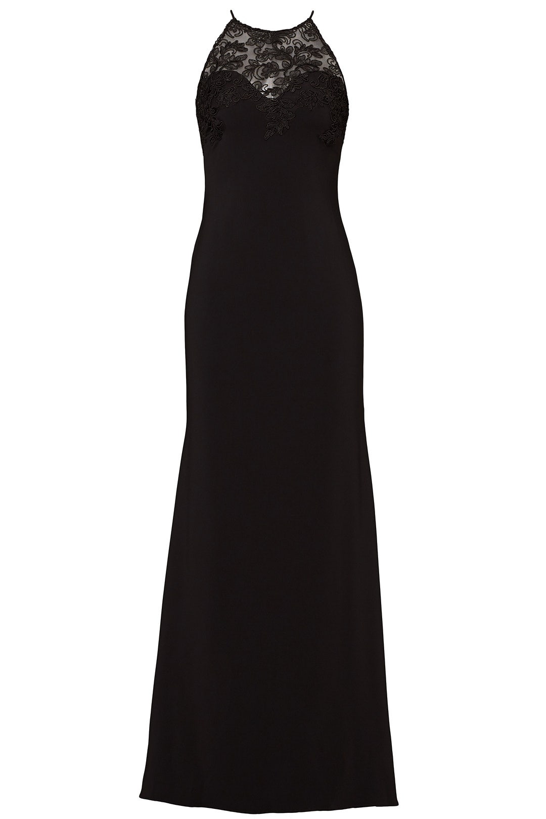 Black Lace Tyler Gown by Badgley Mischka 3