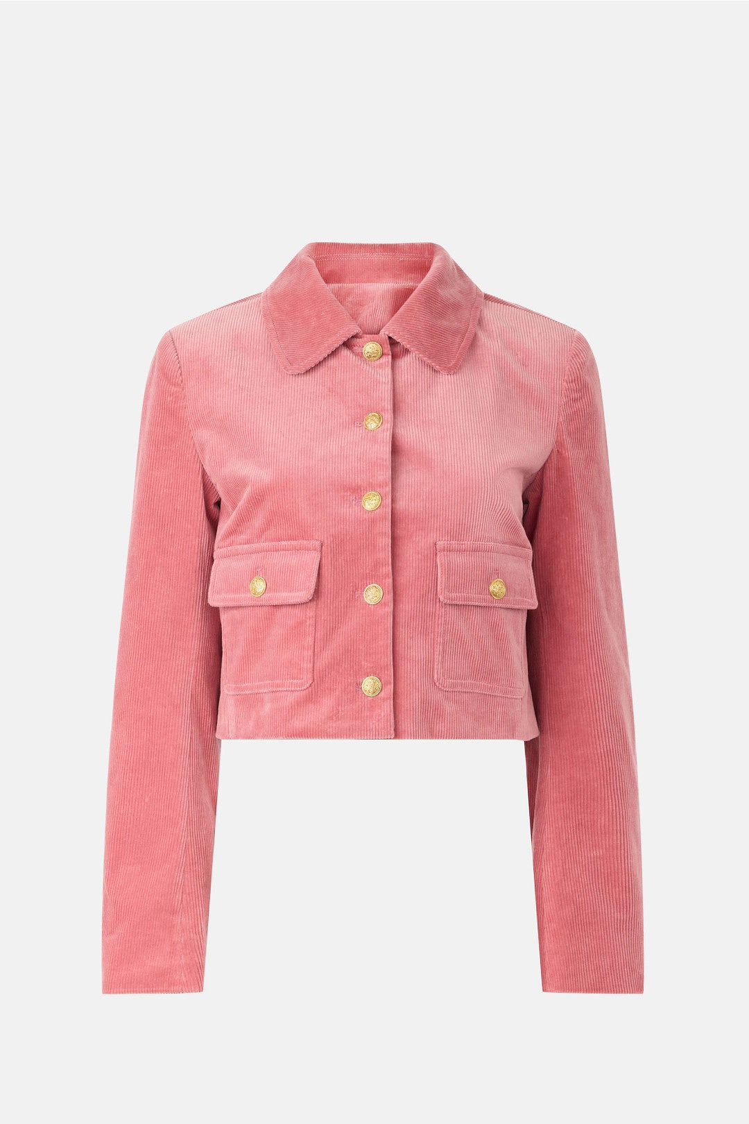 Aylin Pink Corduroy Jacket by LoveShackFancy 4
