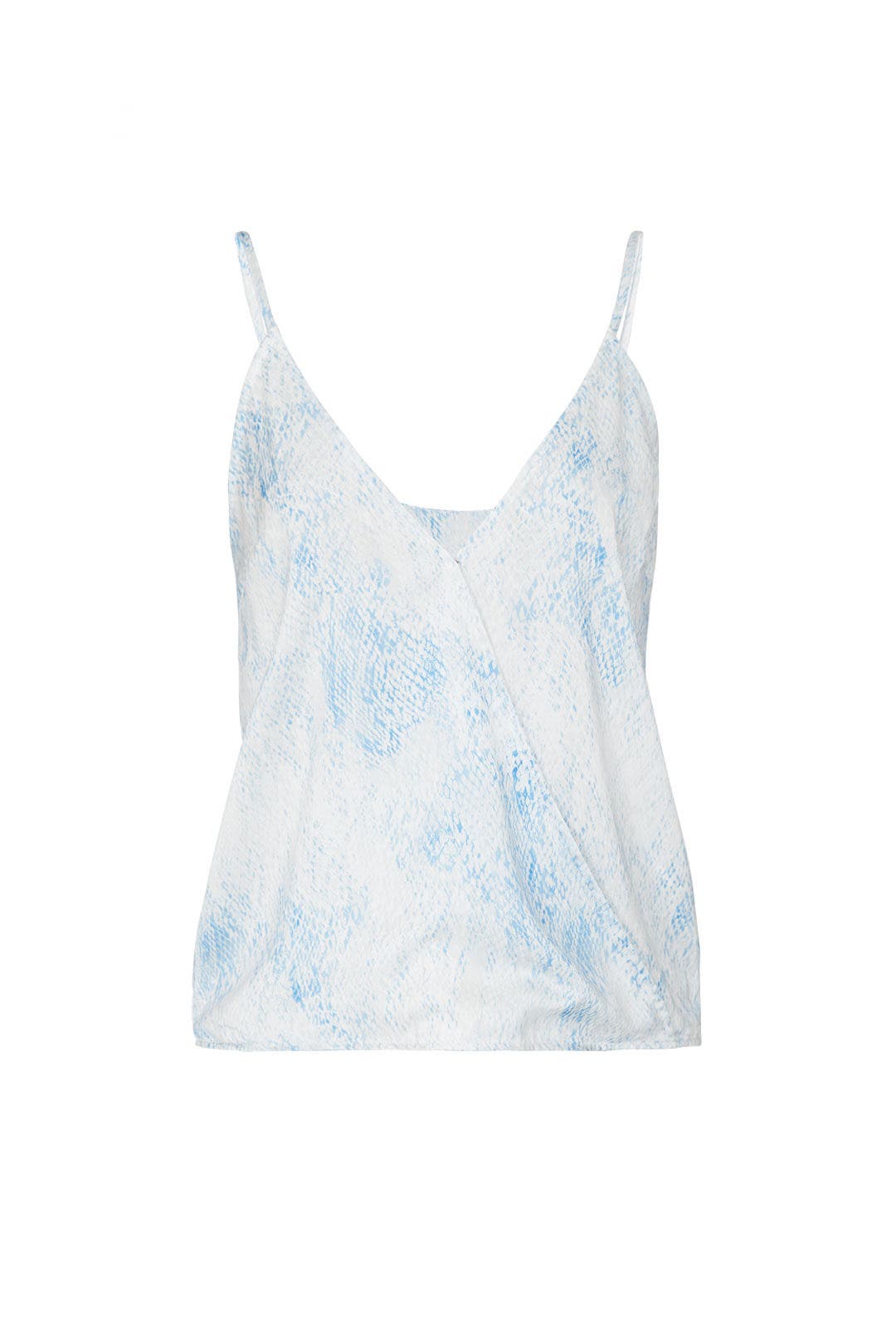 Printed Faux Wrap Tank by Slate & Willow