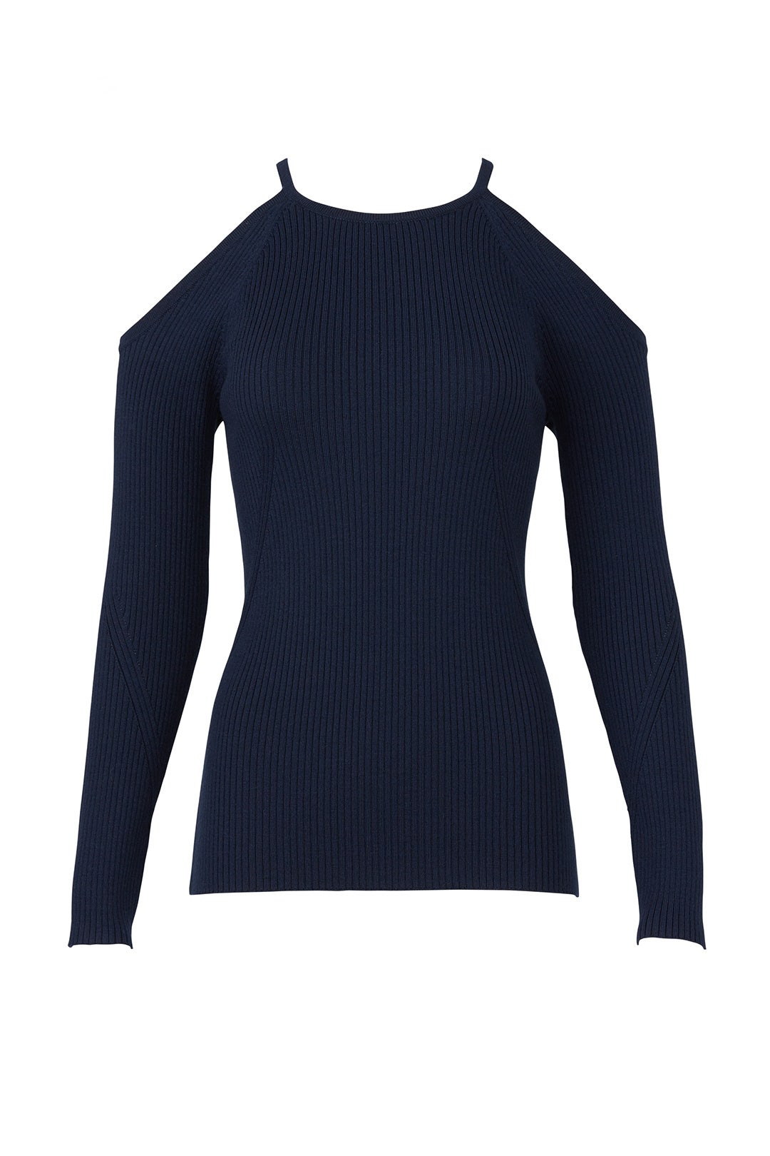 Blue Ribbed Sweater by Trina Turk 4