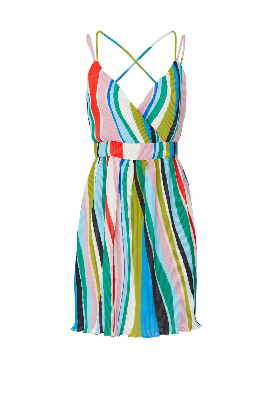 Striped Violet Dress by Waverly Grey 3