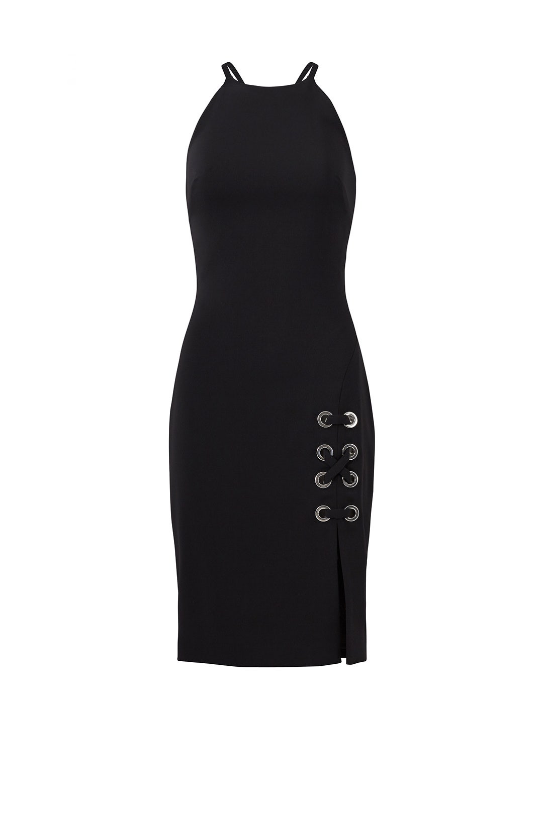 Black Grommet Sheath by Badgley Mischka