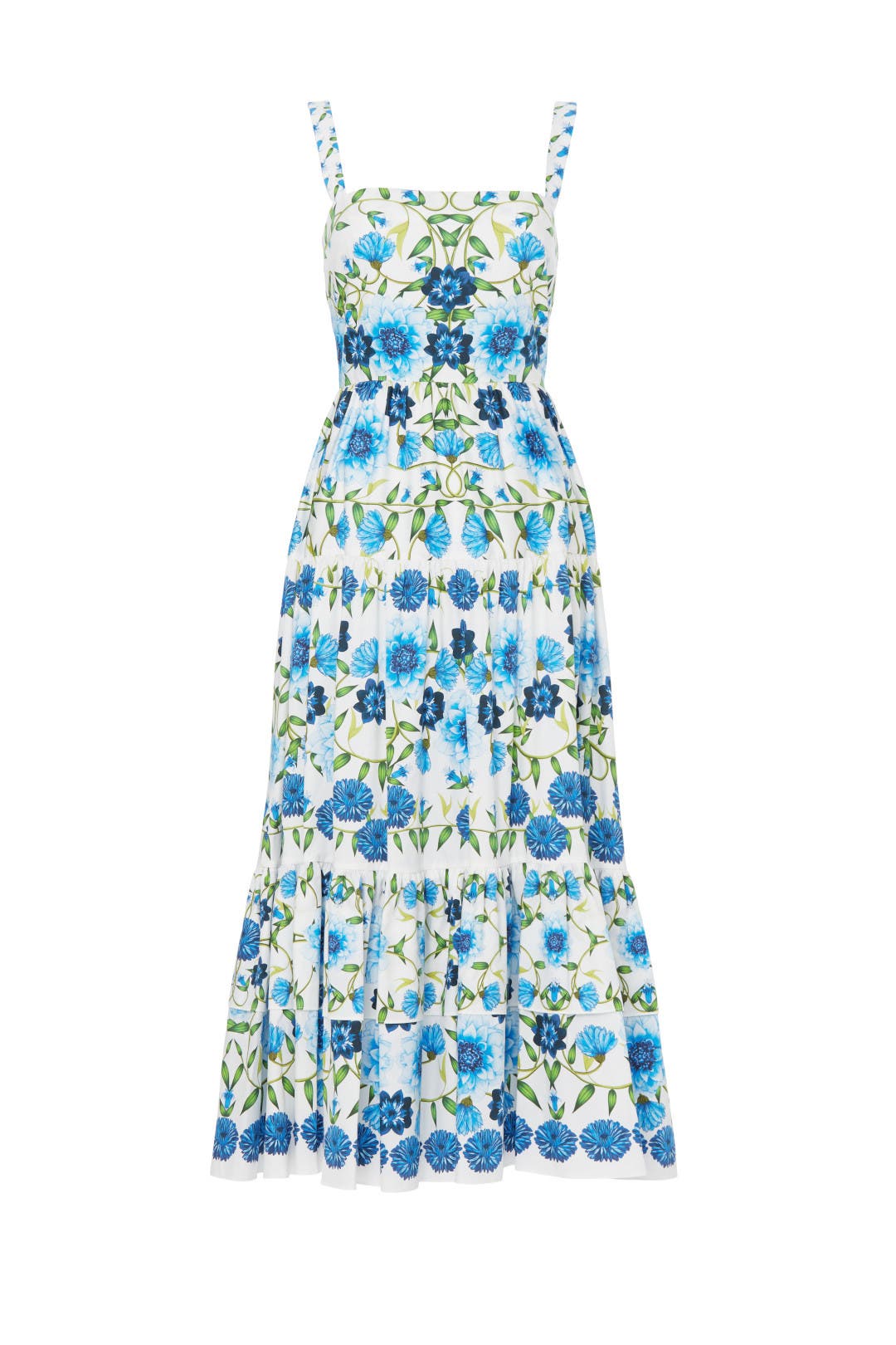 Daniela Floral Midi Dress by Borgo de Nor for $95 - $105 | Rent the Runway