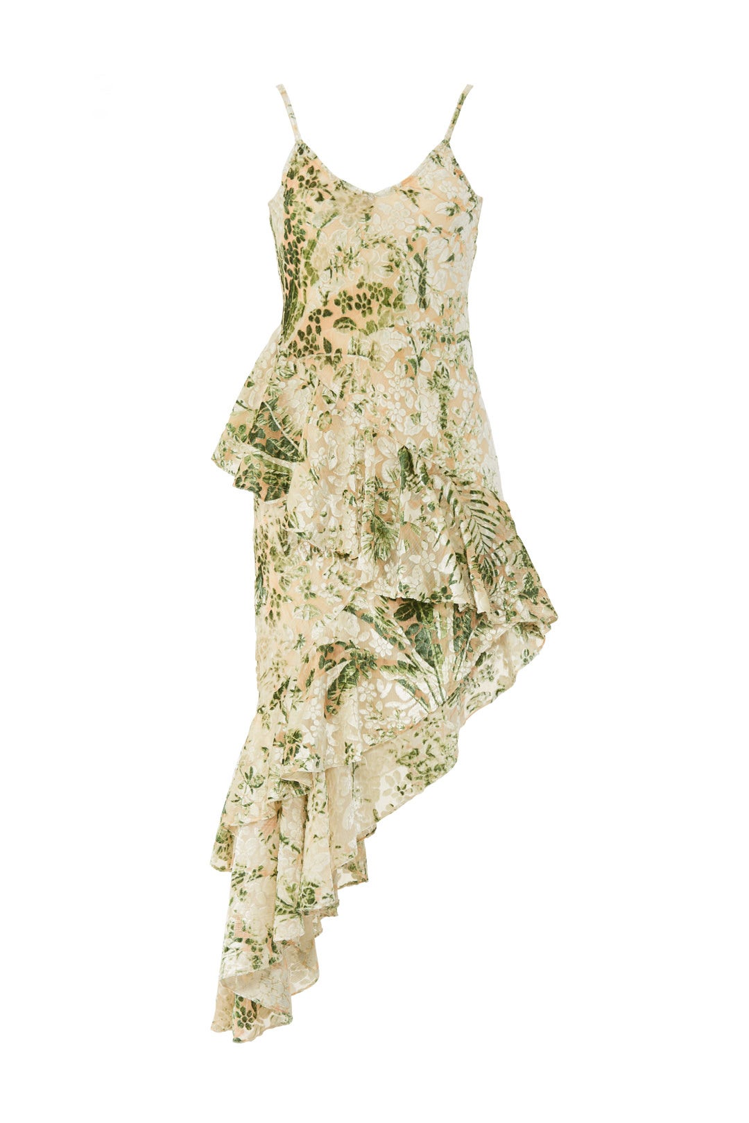 Emerald Multi Floral Dress by Hemant & Nandita 3