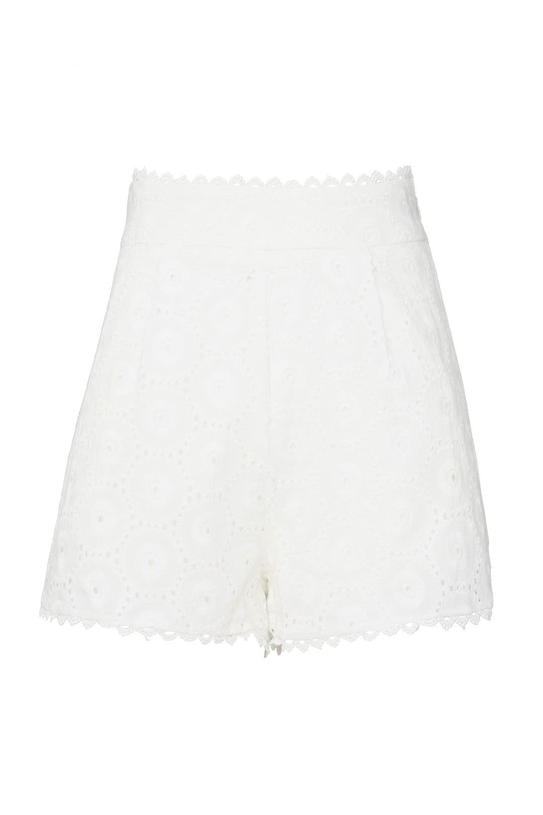 Eyelet Mona Shorts by Line + Dot