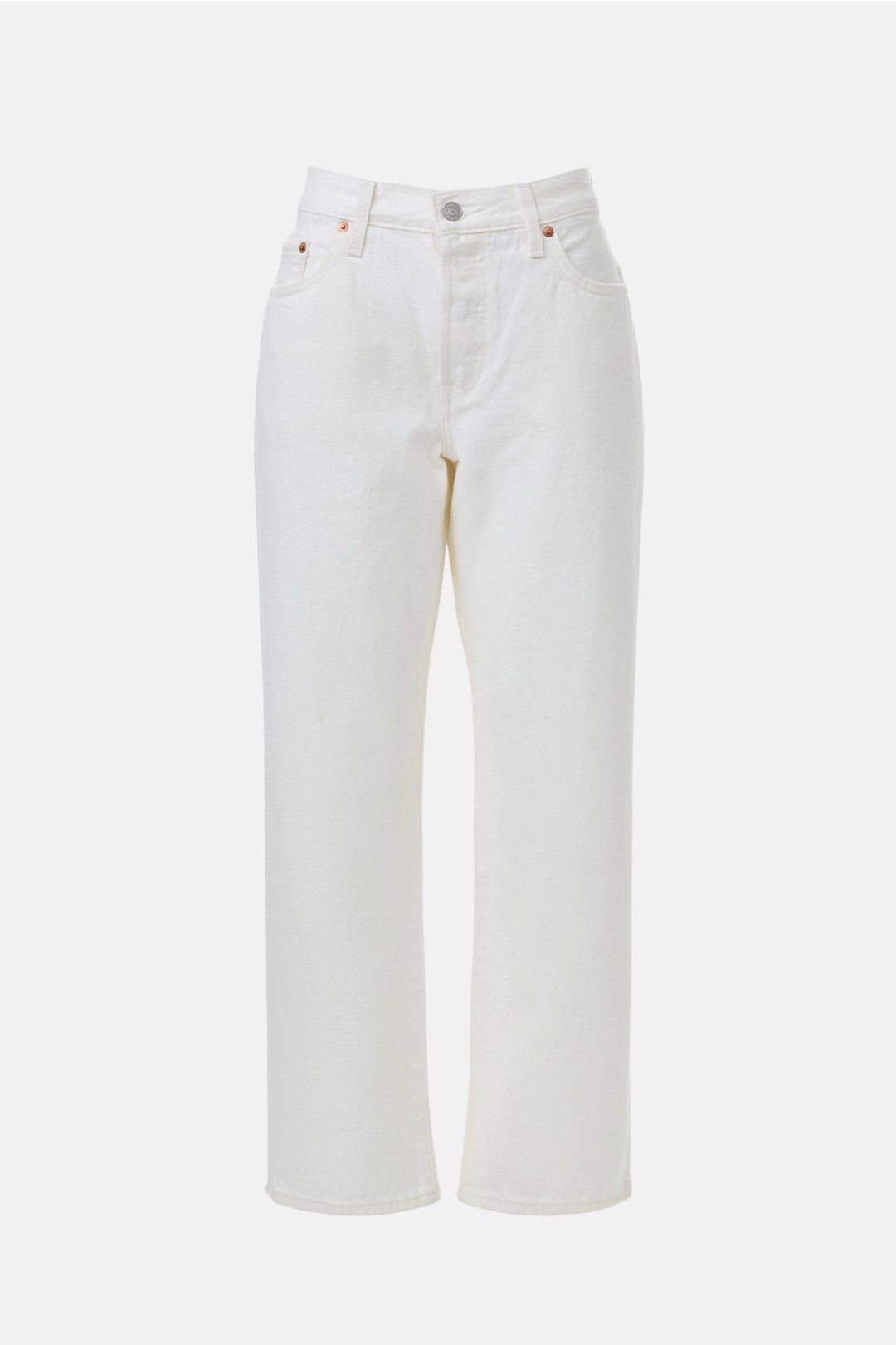 White 501 90s Ankle Jeans by Levi's