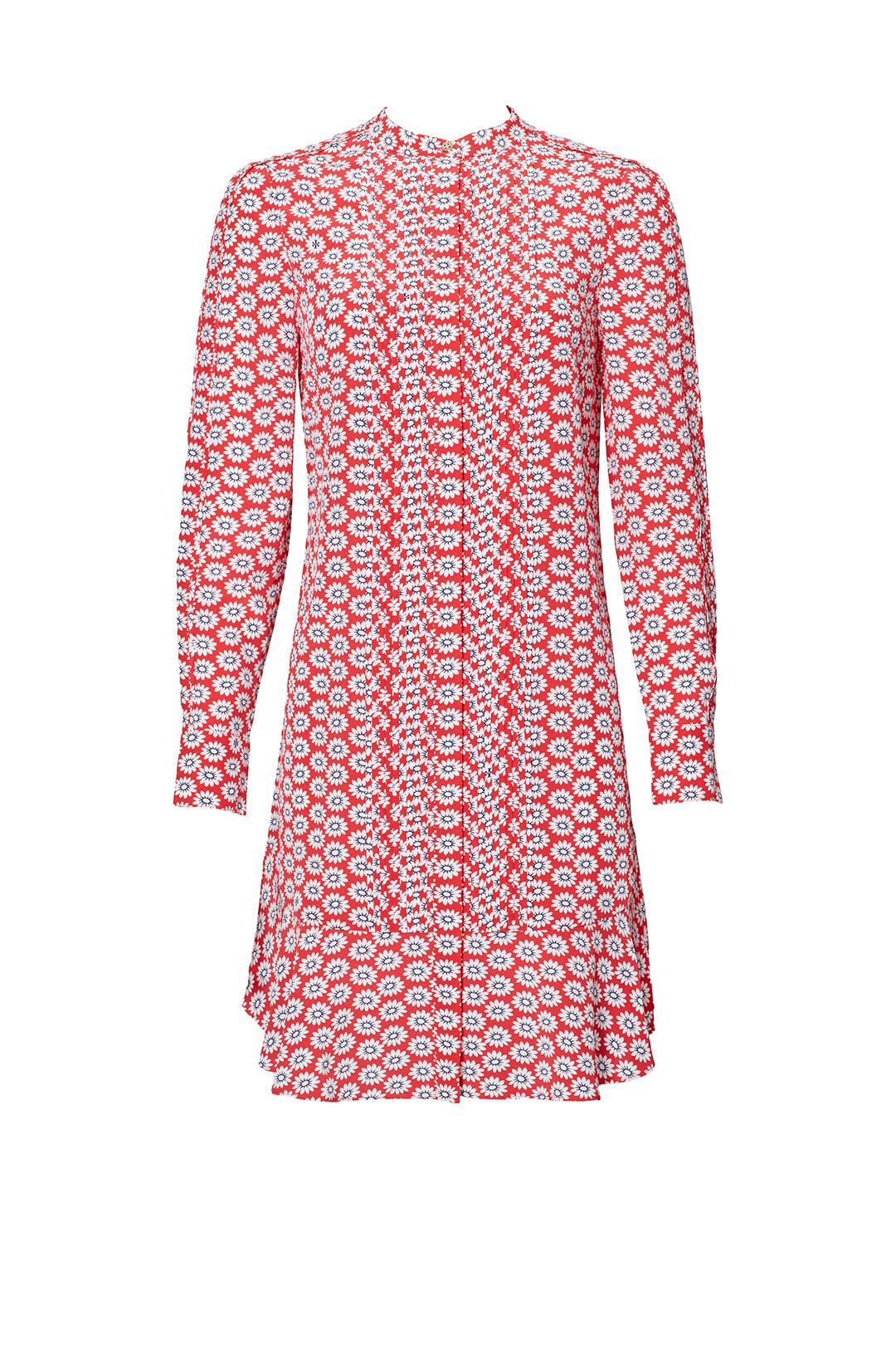 Printed Nantucket Red Dress by Tory Burch for $90 | Rent the Runway