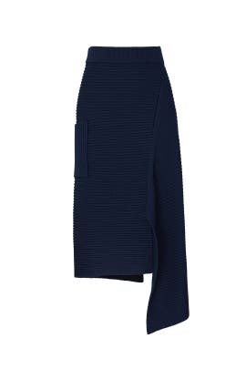 Origami Slit Skirt by Tibi