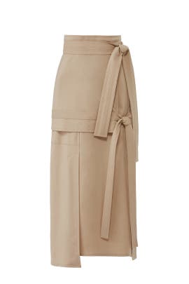 Wool Patchwork A-Line Skirt by 3.1 Phillip Lim
