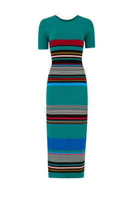 Striped Sweater Dress by Diane von 