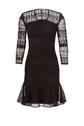 shoshanna black dress