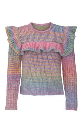 love shack fancy tie dye sweatshirt