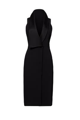 Black Tuxedo Sheath By Halston For 38 Rent The Runway