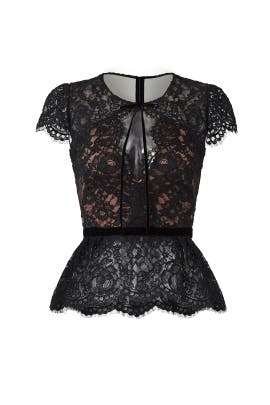 lace keyhole top