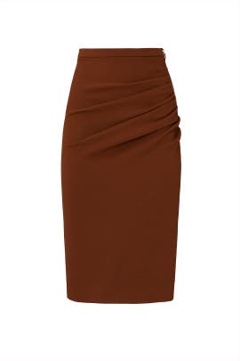 Ruched Pencil Skirt by Rochas
