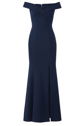 navy sweetheart dress
