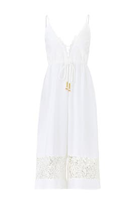 white midi jumpsuit