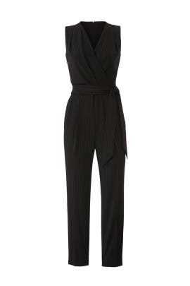 Slate and willow ruffle shoulder jumpsuit Clearance