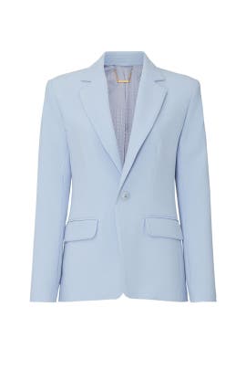 trina turk white blazer