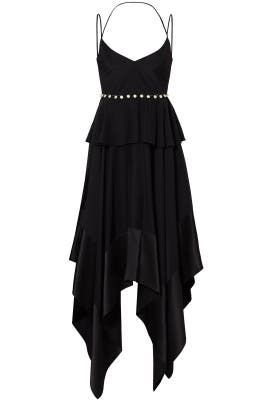 Prabal Gurung The Runway Black Handkerchief Dress By Prabal Gurung